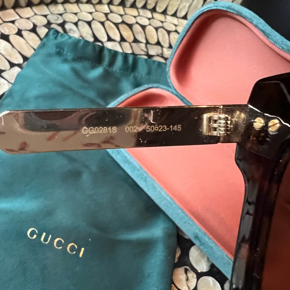 Gucci Square Frame Web Sunglasses - image 4